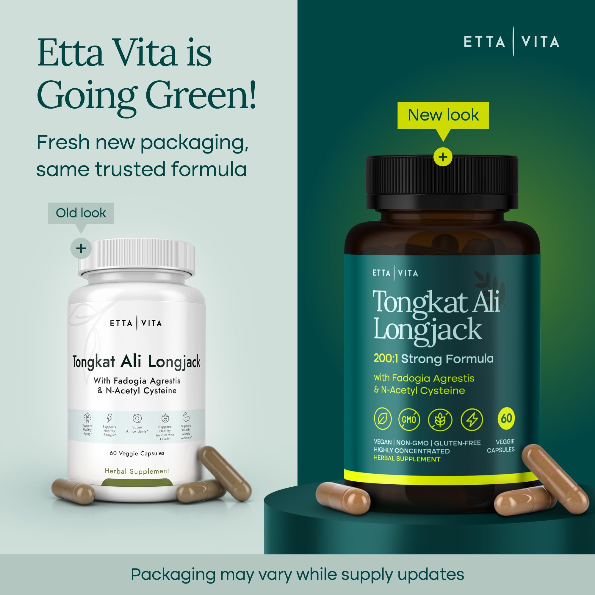 Potent Longjack - Tongkat Ali & Fadogia Agrestis Supplement for Men & Womens Energy, T Support, Lean Muscle Growth & Recovery, Hormonal Balance, Pre-Workout with Vegan NAC Liver Detox & Cleanse - TrustMedUSA