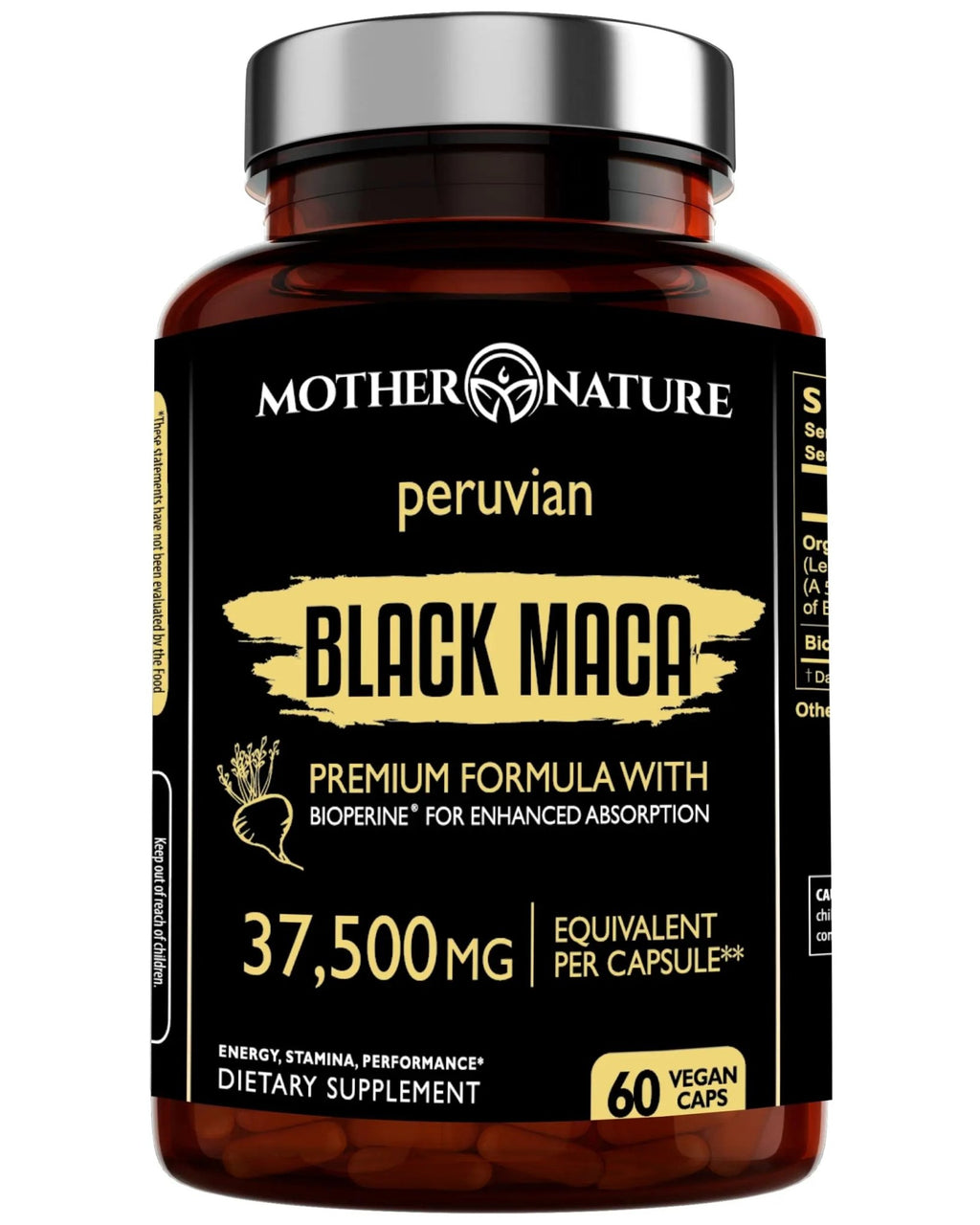 Powerful Maca Blend for Men – Black, Red & Yellow Maca Capsules | Supports Energy, Stamina & Endurance | Promotes Hormonal Balance & Vitality - TrustMedUSA