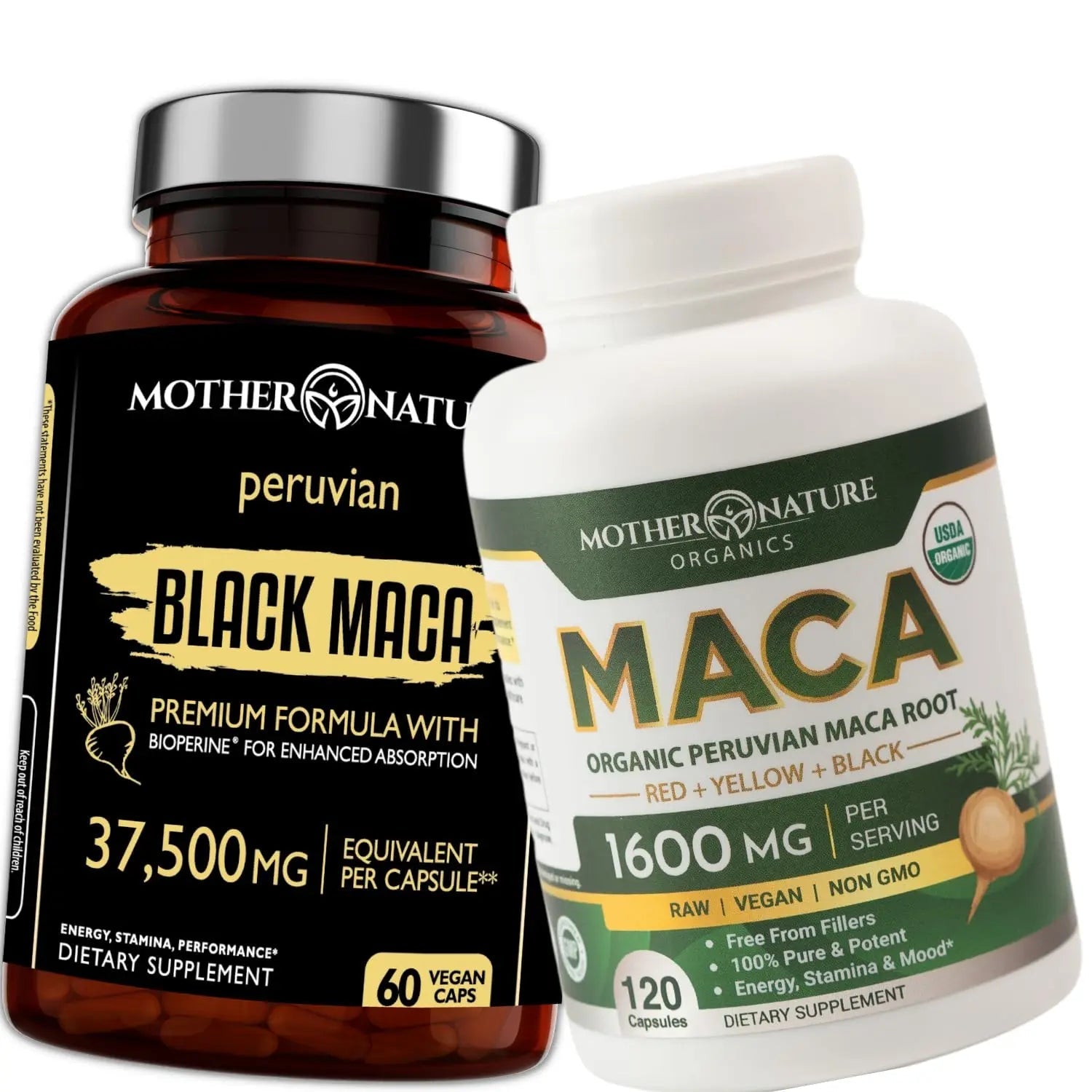Powerful Maca Blend for Men – Black, Red & Yellow Maca Capsules | Supports Energy, Stamina & Endurance | Promotes Hormonal Balance & Vitality - TrustMedUSA