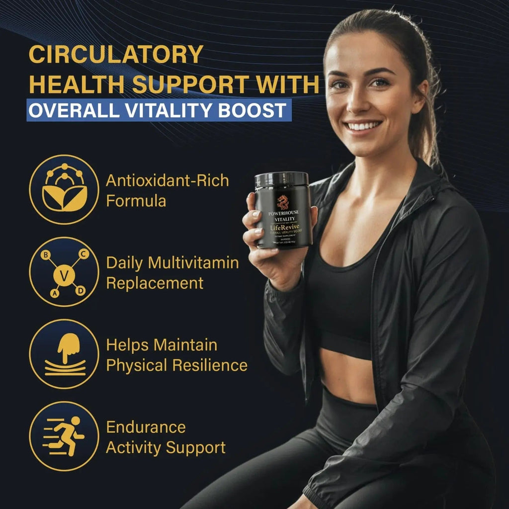 Powerhouse Vitality LifeRevive - Overall Vitality Boost | Vitamin Gummies for Men & Women - TrustMedUSA