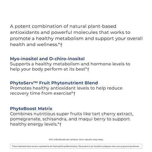 POWERLIFE Tony Horton - Foundation Phytonutrients - Myo-Inositol & D-Chiro-Inositol - TrustMedUSA