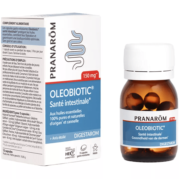 Pranarom Oleobiotic Intestinal Health 15 capsules - TrustMedUSA