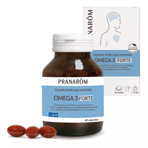 Pranarom Omega 3 Forte Q10 Essential Fatty Acids 60 Capsules - TrustMedUSA