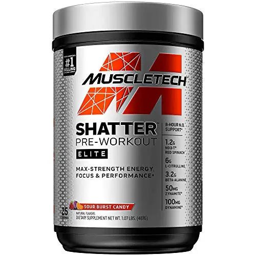 Pre Workout for Men & Women | MuscleTech Shatter Elite Pre-Workout | Preworkout - TrustMedUSA