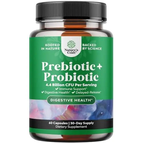 Prebiotics and Probiotics Gut Health Supplement - Super Potent Digestive Health Acidophil - TrustMedUSA