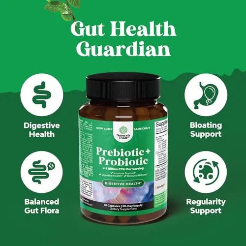 Prebiotics and Probiotics Gut Health Supplement - Super Potent Digestive Health Acidophil - TrustMedUSA