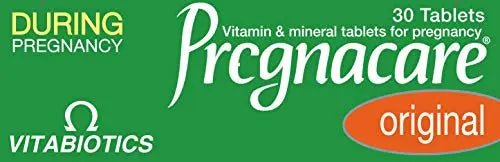 Pregnacare Vitabiotics During Pregnancy Original, 30 Count (Pack of 1) - TrustMedUSA