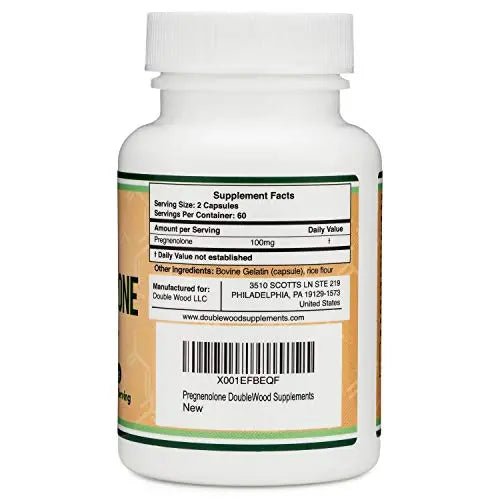 Pregnenolone 100mg per Serving (Converted to Progesterone to Boost Progesterone - TrustMedUSA