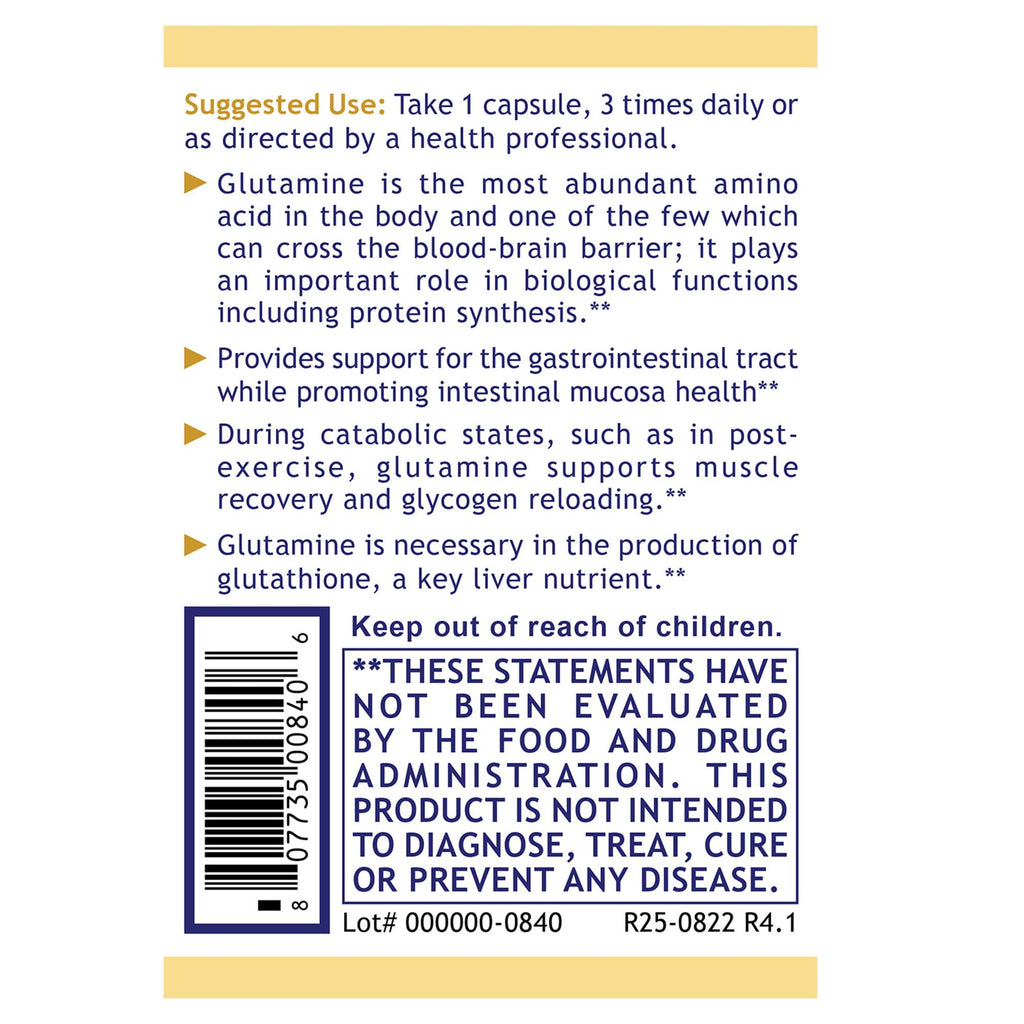 Premier Glutamine by Premier Research Labs - 100 caps - TrustMedUSA