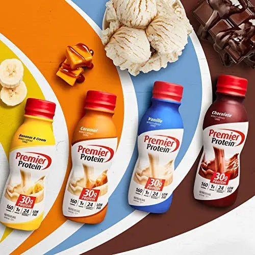 Premier Liquid Protein Shake -24 Vitamins & Minerals/Nutrients to Support Immune Health - TrustMedUSA