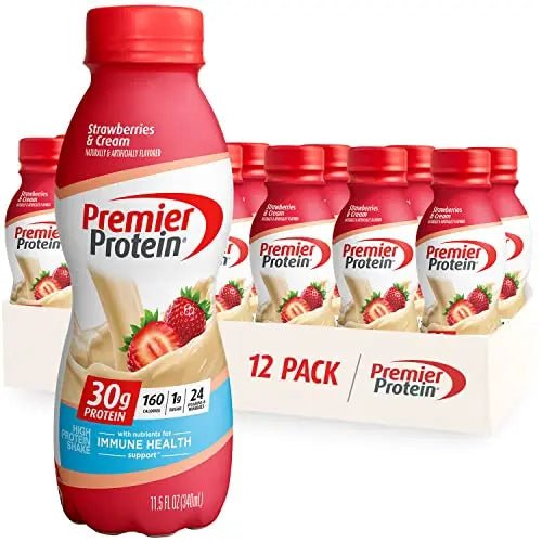 Premier Liquid Protein Shake -24 Vitamins & Minerals/Nutrients to Support Immune Health - TrustMedUSA
