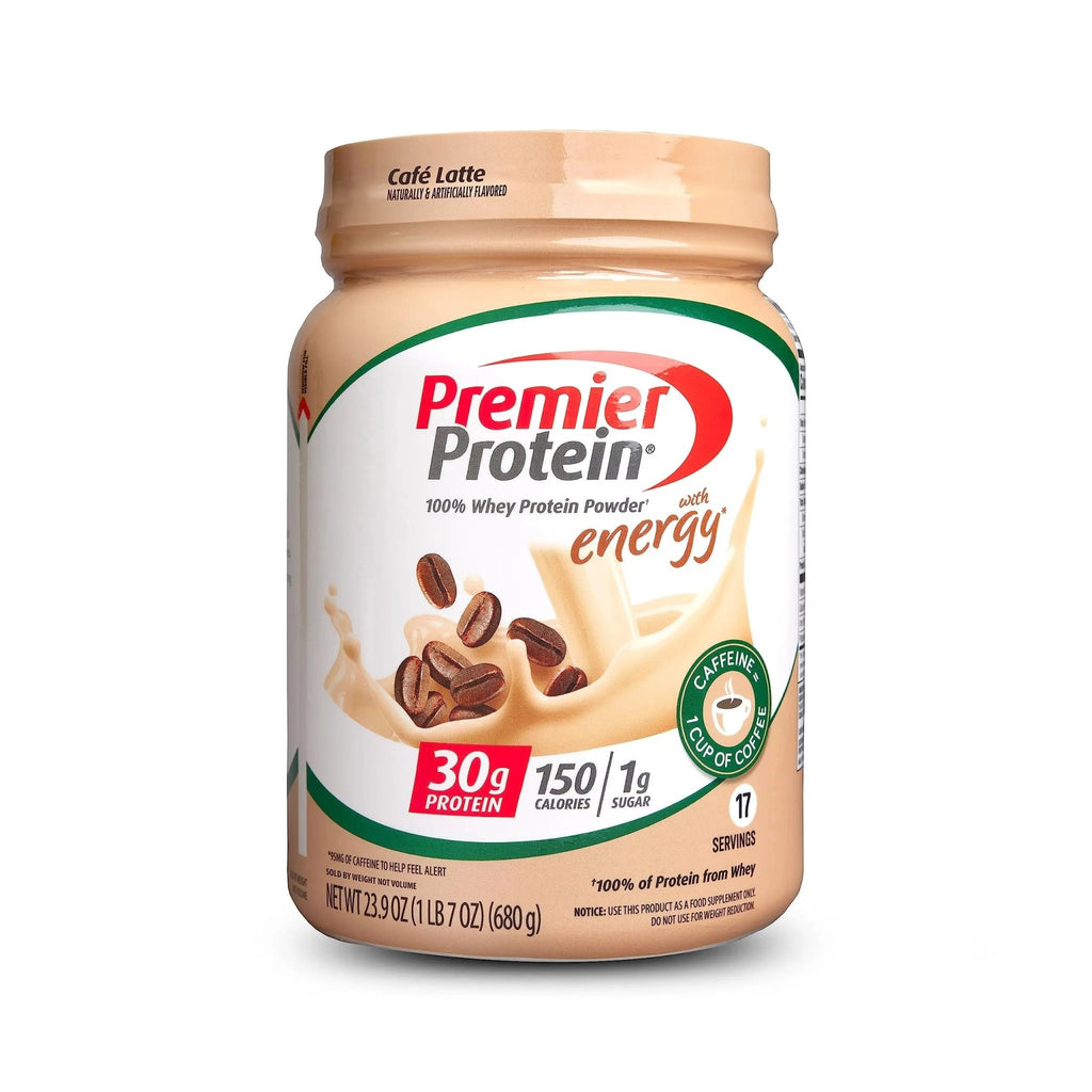 Premier Protein Powder, Cafe Latte , 30g Protein, 1g Sugar, 100% Whey Protein - TrustMedUSA
