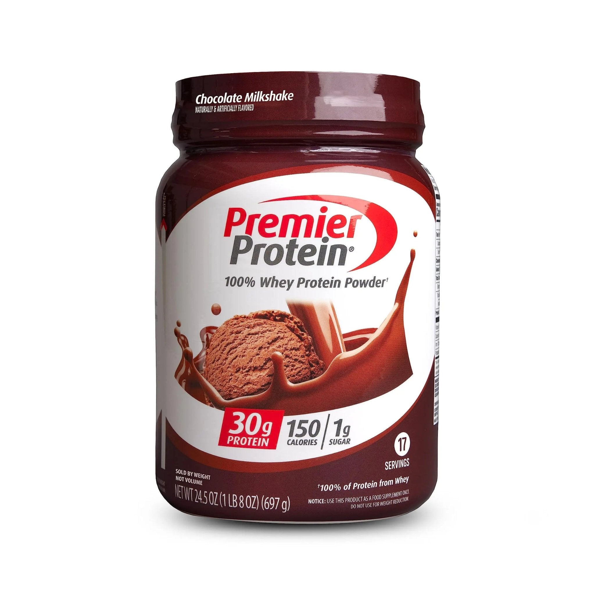 Premier Protein Powder, Chocolate Milkshake, 30g Protein, 1g Sugar, 100% Whey Protein - TrustMedUSA