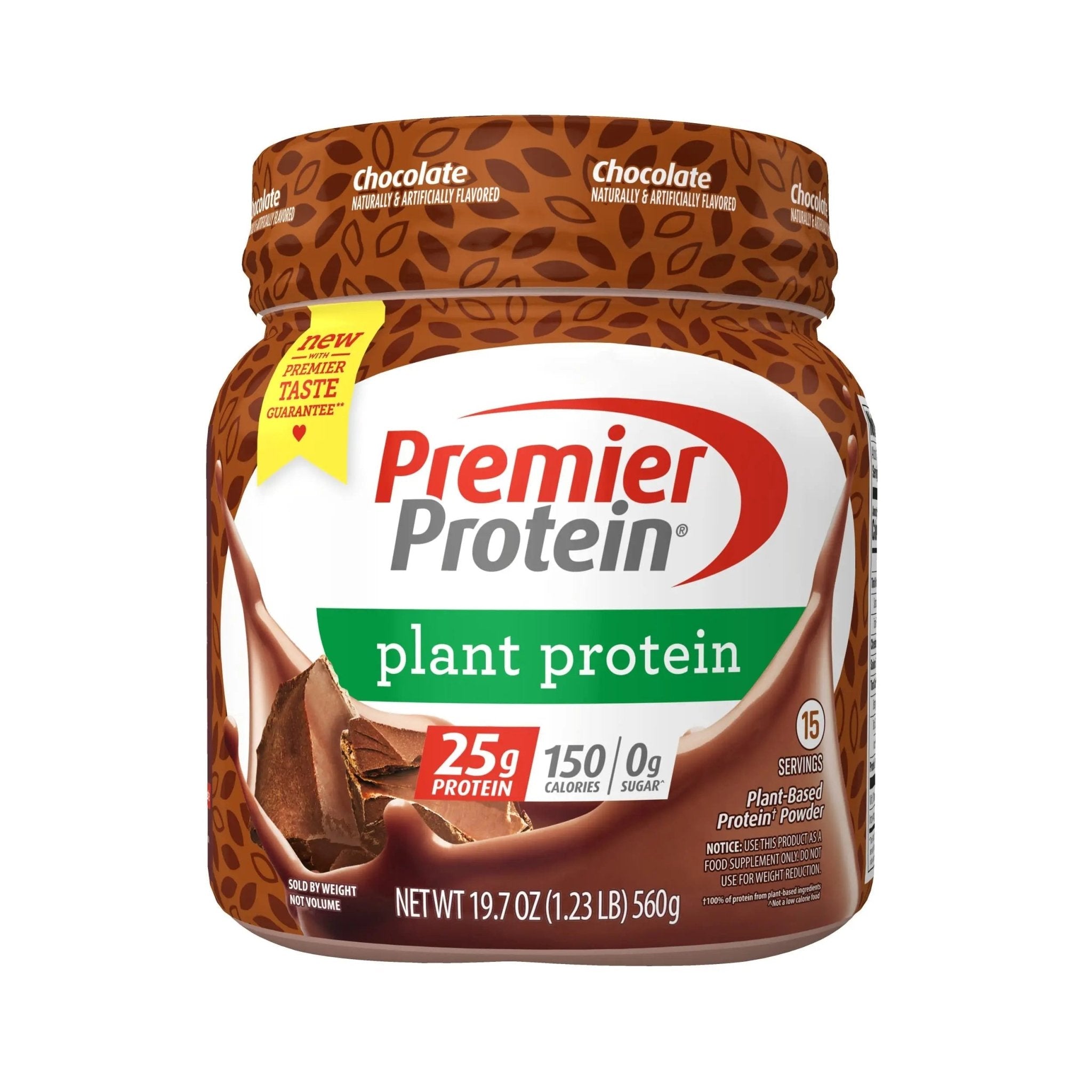 Premier Protein Powder Plant Protein, Chocolate, 25g Plant-Based Protein, 0g Sugar - TrustMedUSA