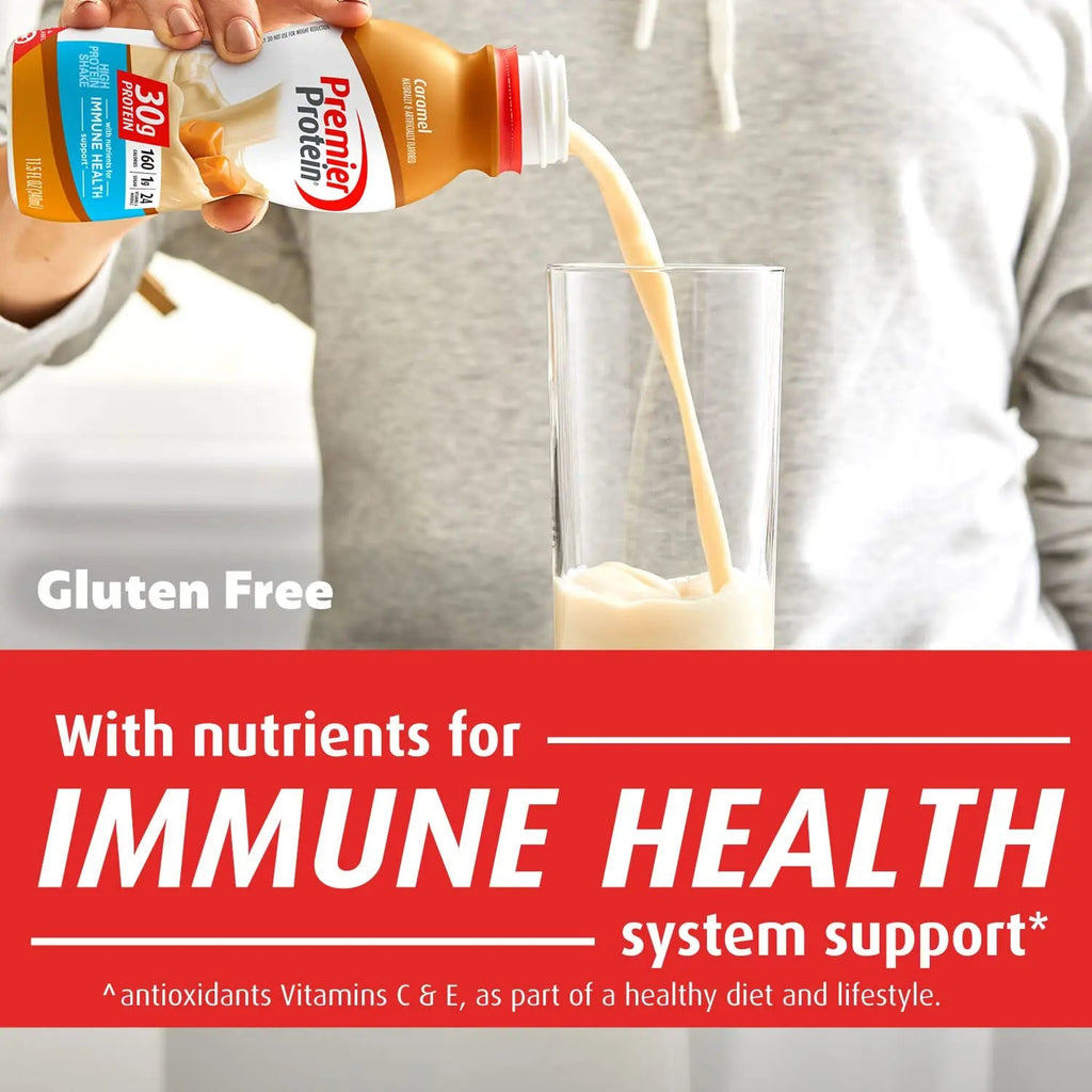 Premier Protein Powder & Premier Liquid Protein Shake, Caramel, 30g Protein, 1g Sugar - TrustMedUSA