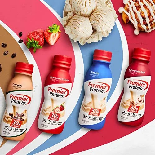 Premier Protein Shake, Bananas & Cream, 30g Protein, 1g Sugar, 24 Vitamins & Minerals - TrustMedUSA