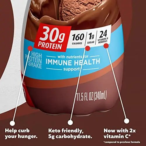 Premier Protein Shake, Chocolate, 30g Protein 1g Sugar 24 Vitamins Minerals Nutrients - TrustMedUSA