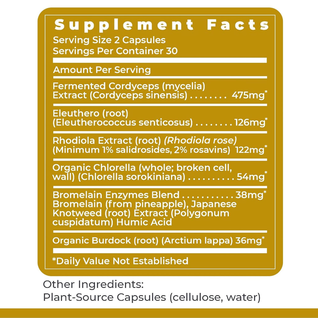 Premier Research Labs 30 Servings-AdrenaVen - Adrenal Health Supplement, Supports Adrenal Gland Health and Stress Response - Organic Adrenal Health - 60 Plant-Source Capsules - TrustMedUSA