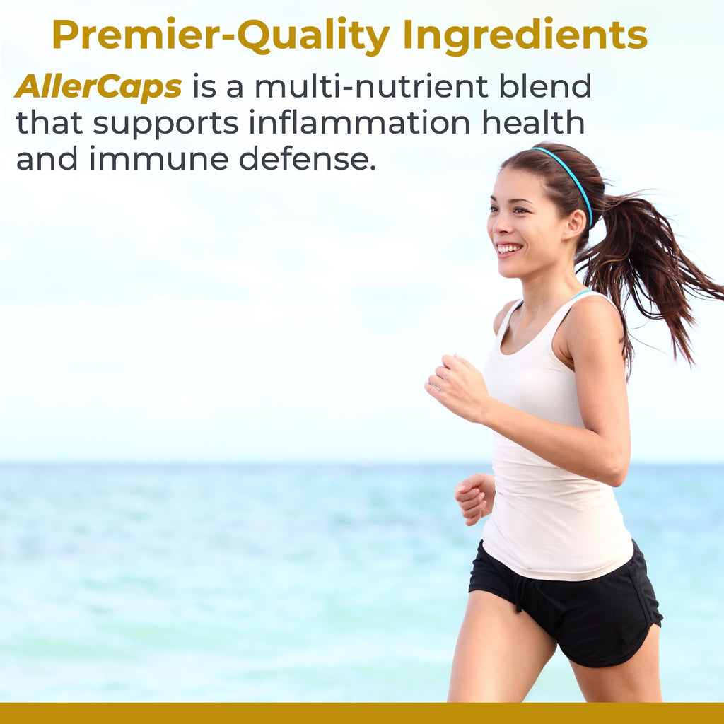 Premier Research Labs AllerCaps - A Lung Health Supplement with NAC/N-Acetyl Cysteine, Featuring Bromelain, Reishi Mushroom & Quertecin, Immune Support Formula - 60 Vegetarian Capsules - TrustMedUSA