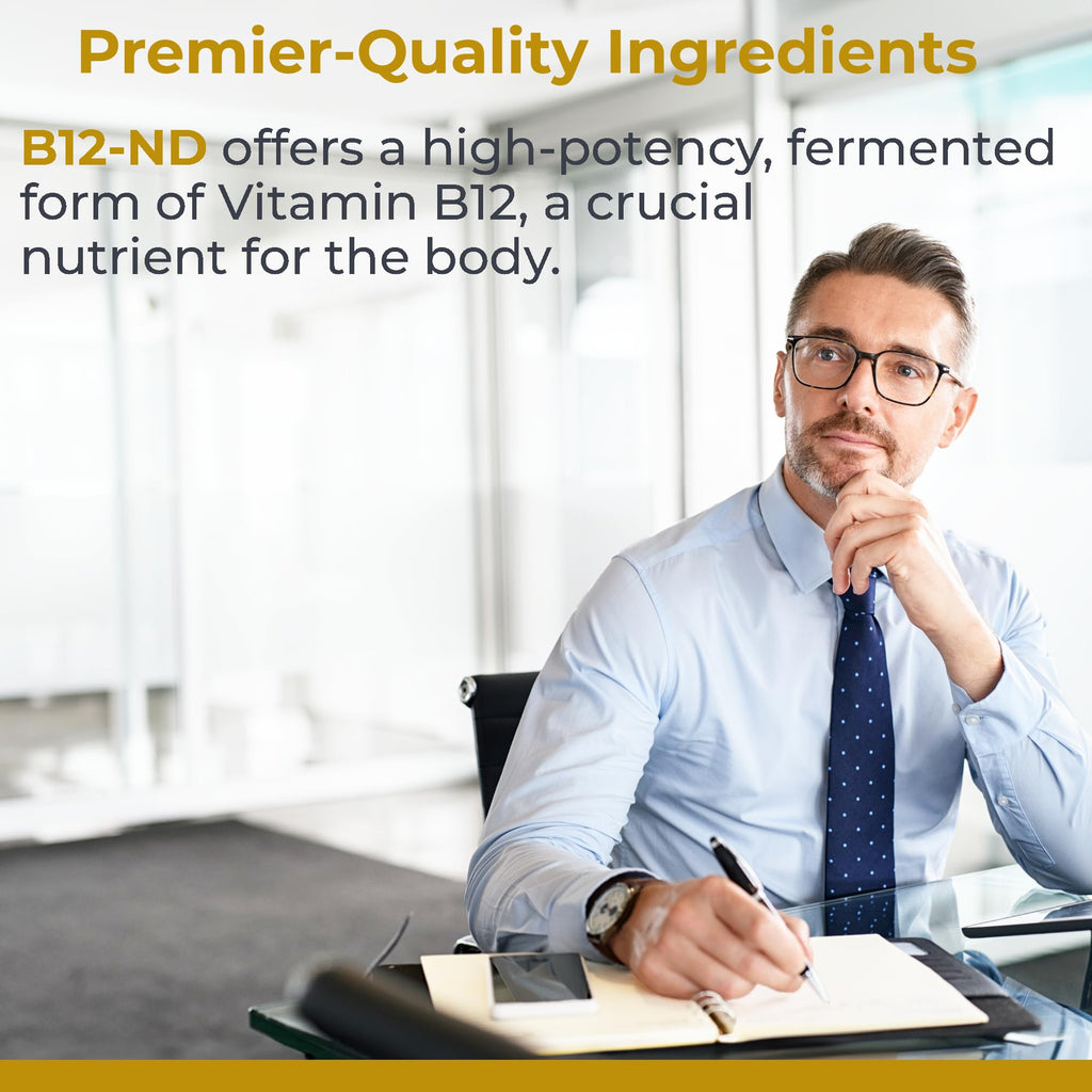 Premier Research Labs B12-ND - Vitamin B12 Liquid, B12 Vitamins, B12 Drops, B-12 Tincture with Methylcobalamin, Adenosylocobalamin, Hydroxcobalamin, 1000 mcg B12 Per Serving - 2 Fl Oz - TrustMedUSA