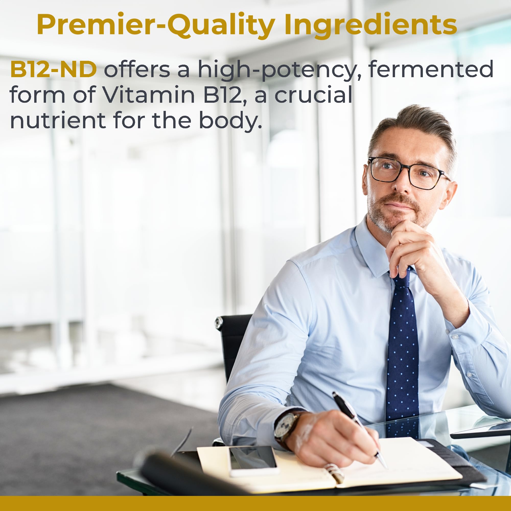 Premier Research Labs B12-ND - Vitamin B12 Liquid, B12 Vitamins, B12 Drops, B-12 Tincture with Methylcobalamin, Adenosylocobalamin, Hydroxcobalamin, 1000 mcg B12 Per Serving - 2 Fl Oz - TrustMedUSA