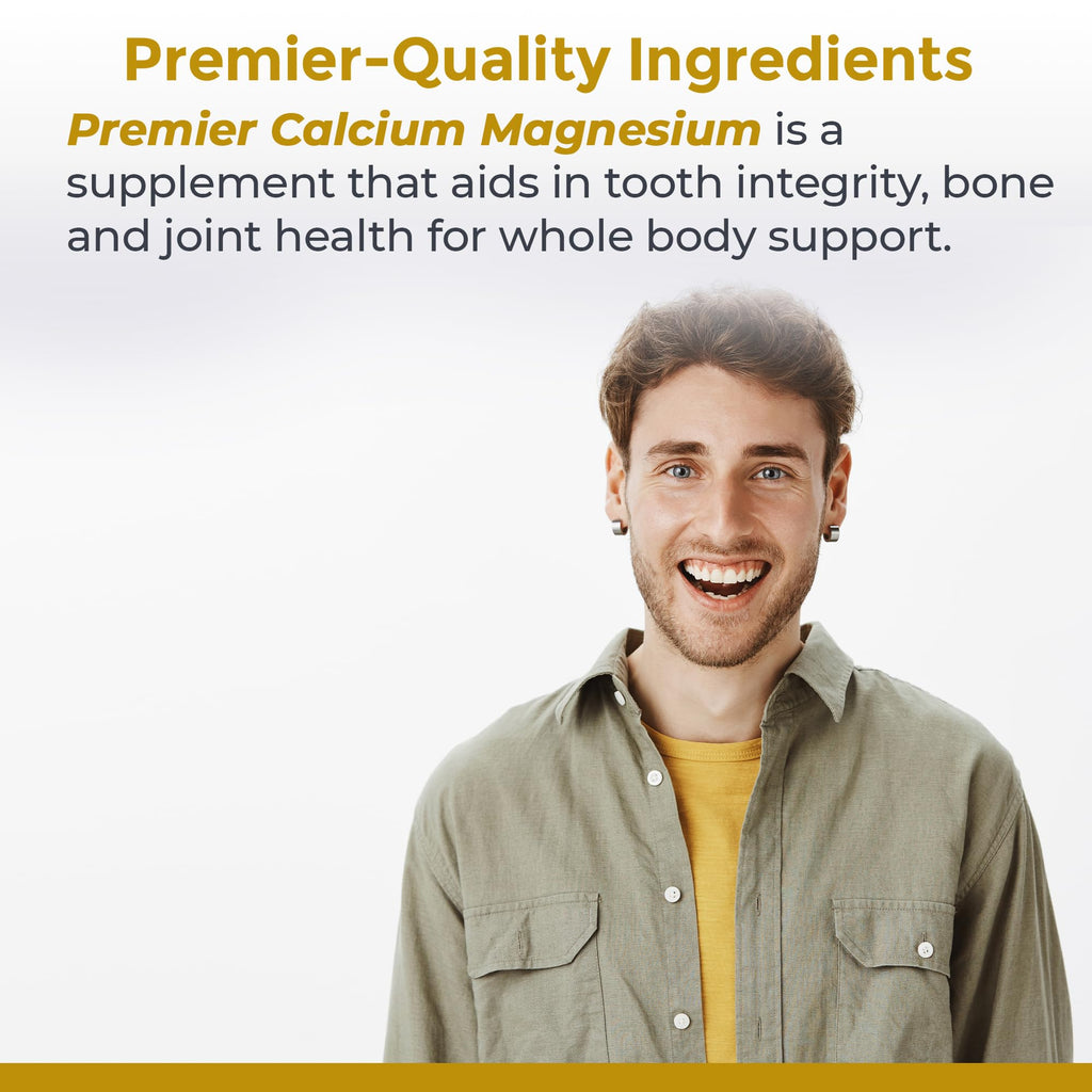 Premier Research Labs Calcium Magnesium Powder - Natural Coral Calcium Powder for Bone Health, Mix with Water for Alkaline PH Balance - 8 oz - TrustMedUSA