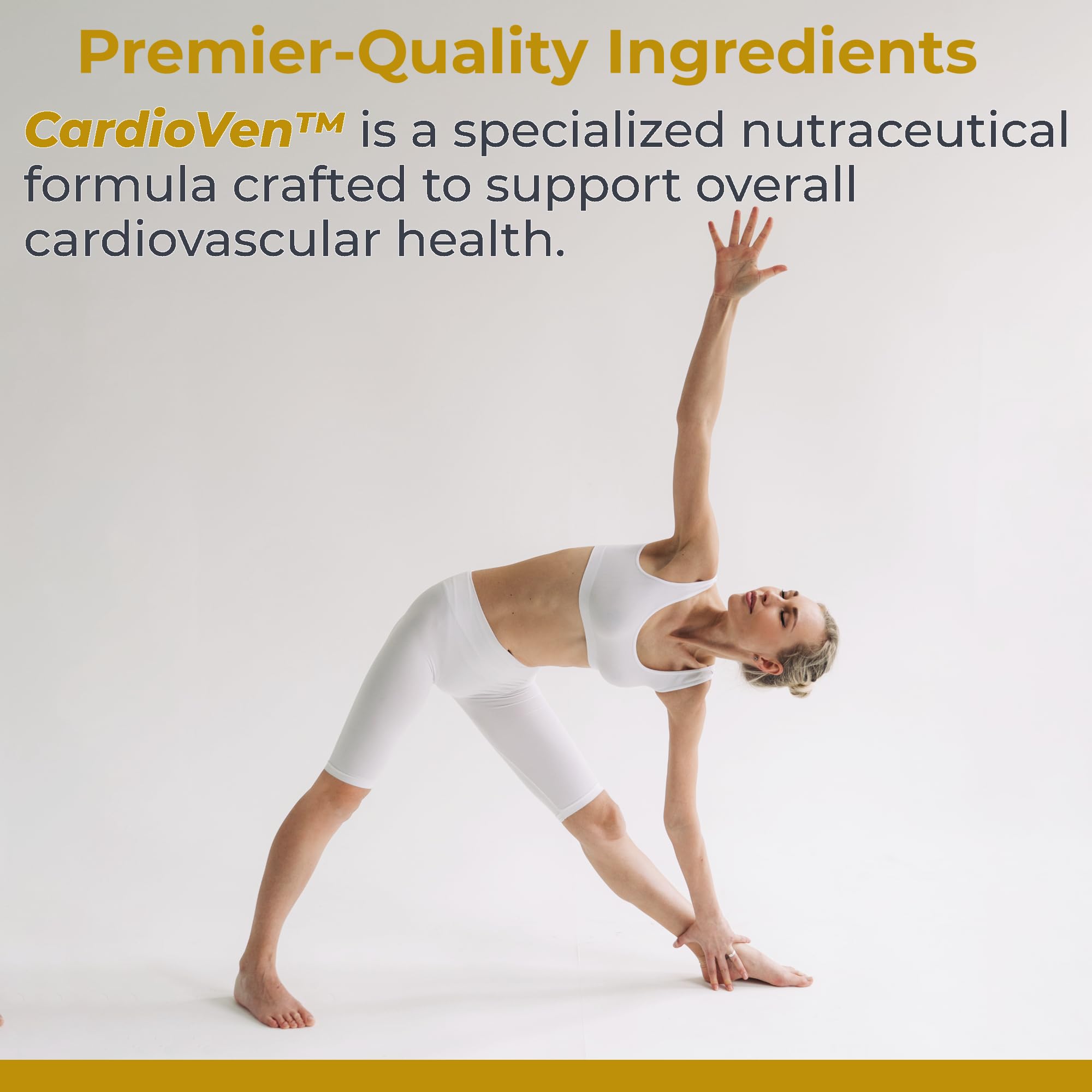 Premier Research Labs CardioVen - CoQ10, Coenzyme Q10, Co Q 10 Supplement 50mg, Ubiquinol with Chlorella, Tocotrienol & Cayenne Pepper for Heart Health, Antioxidant Support - 60 Vegetarian Capsules - TrustMedUSA