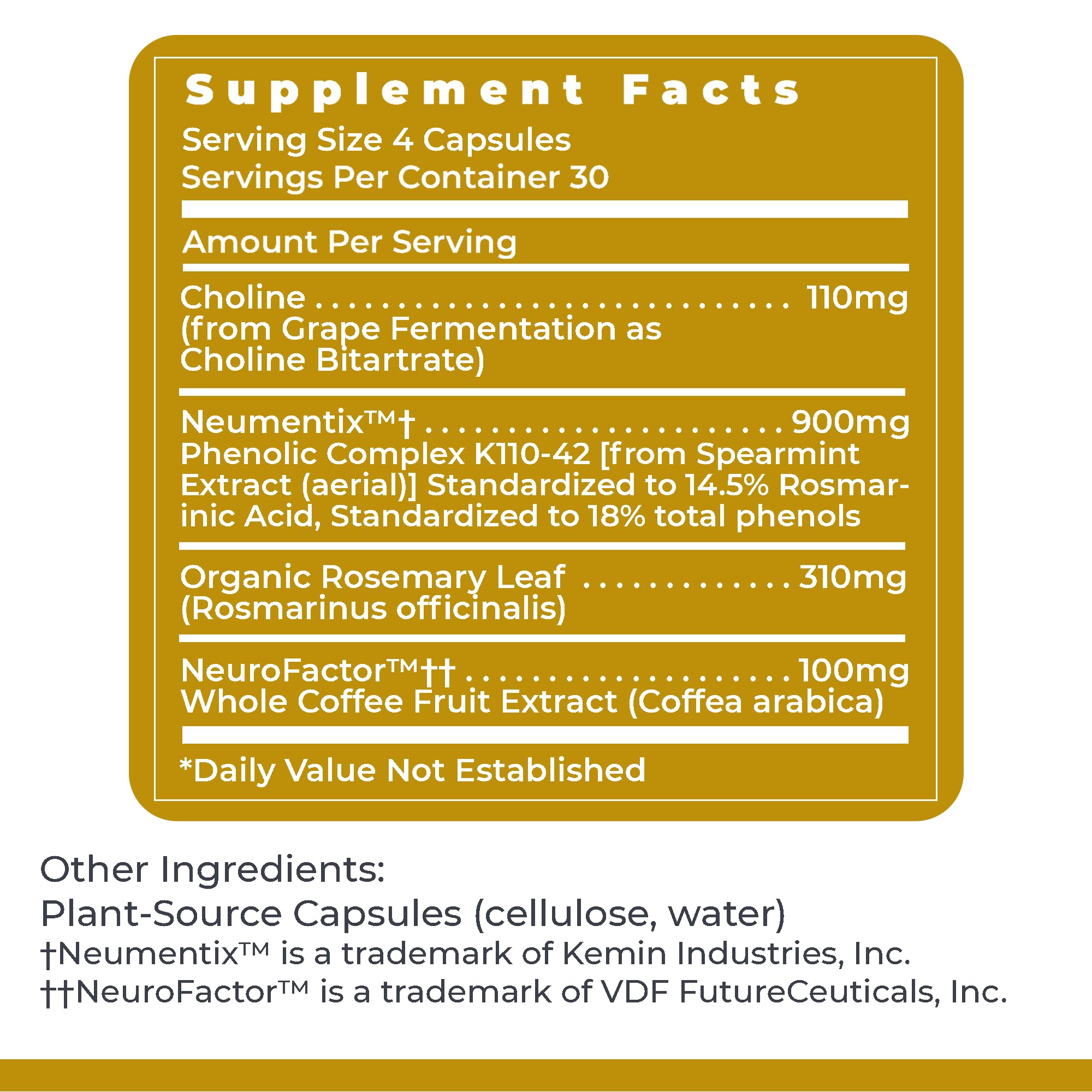 Premier Research Labs Cognitropic - Supplements for Memory and Focus, Focus Supplement, Brain and Memory Power Boost, Clarity Vitamins - TrustMedUSA