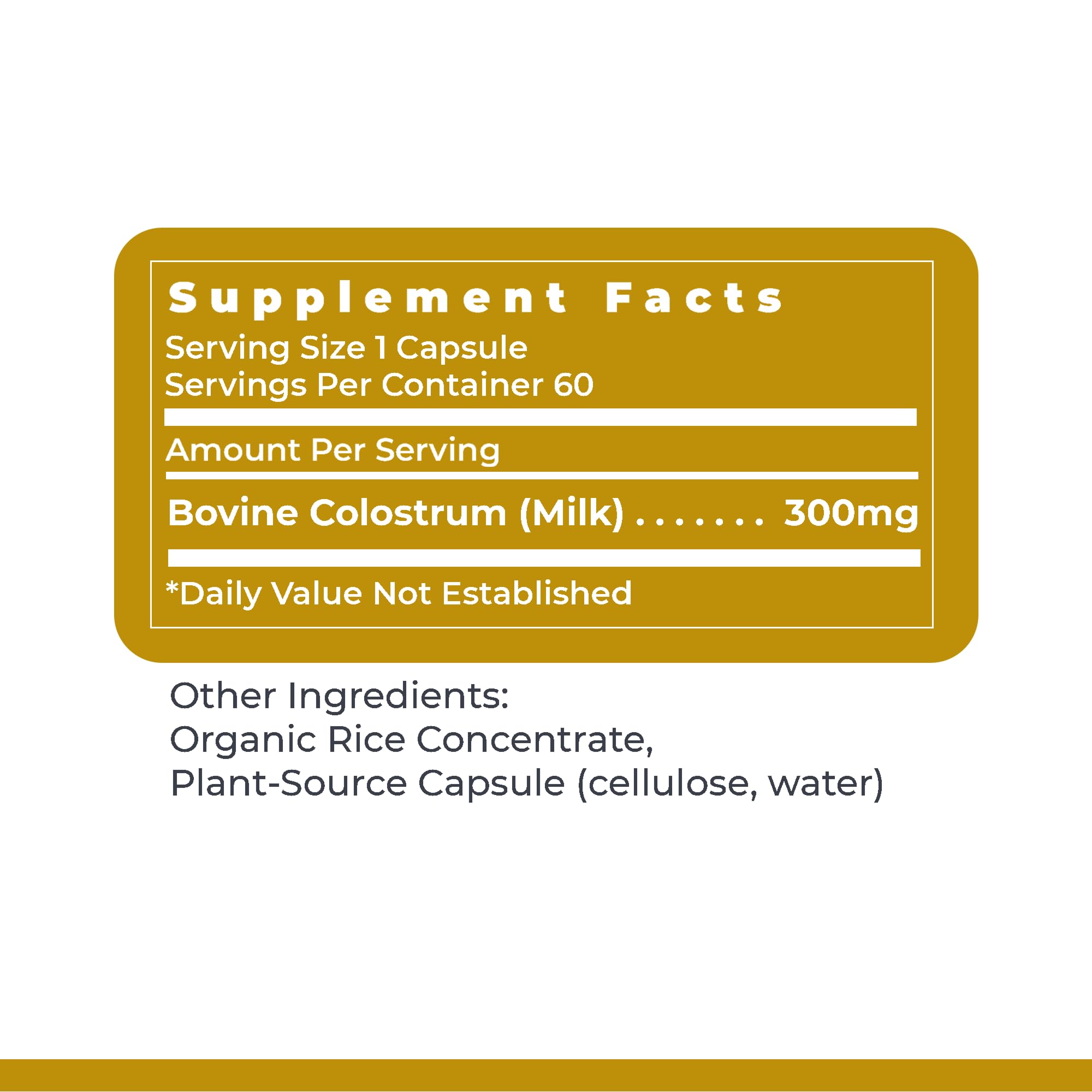 Premier Research Labs Colostrum-IgG - Colostrum Supplement, Bovine Colostrum for Humans, Cow Colostrum for Immune Health, Superfood with Lactoferrin, Amino Acids, Nucleotides - 60 Capsules - TrustMedUSA