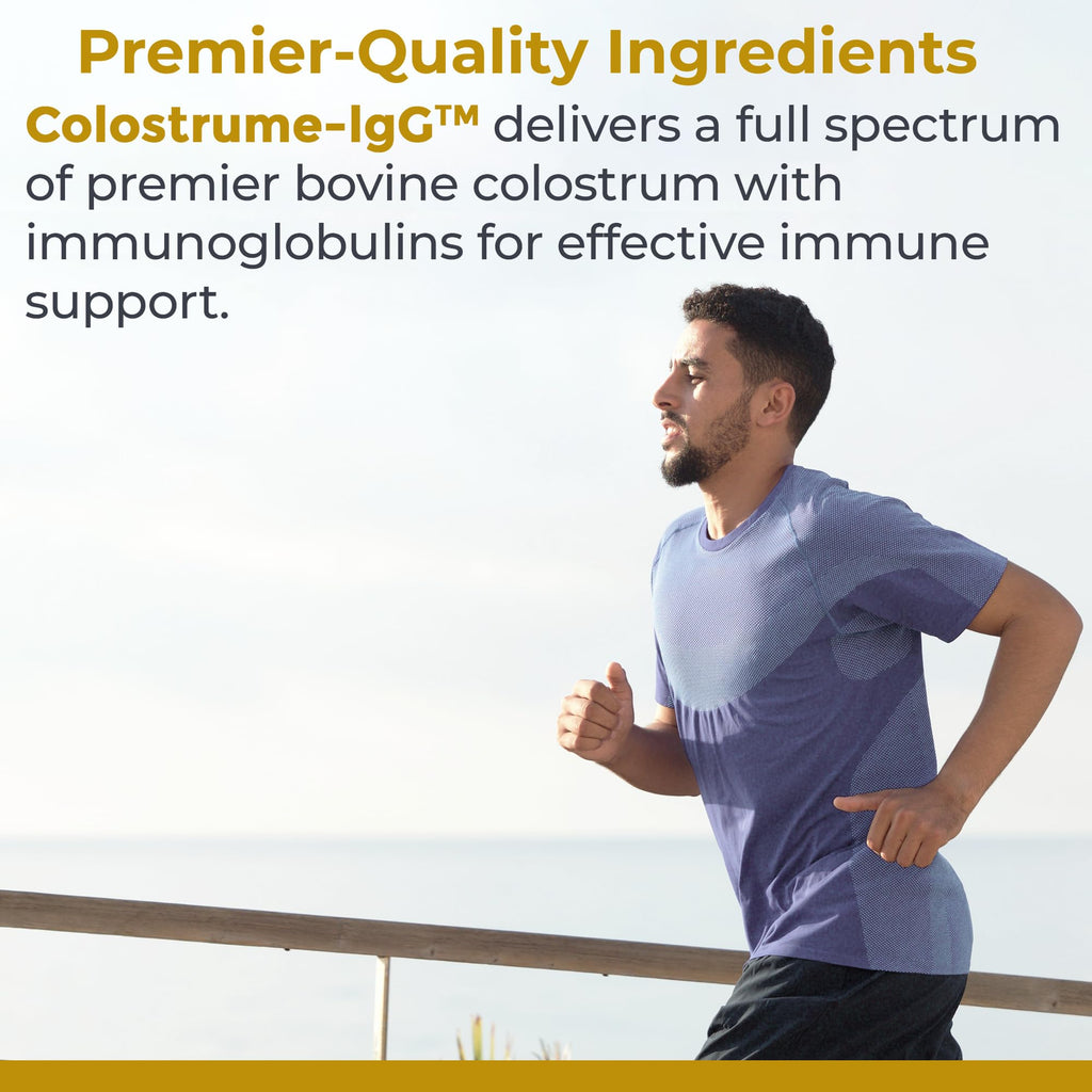 Premier Research Labs Colostrum-IgG - Colostrum Supplement, Bovine Colostrum for Humans, Cow Colostrum for Immune Health, Superfood with Lactoferrin, Amino Acids, Nucleotides - 60 Capsules - TrustMedUSA