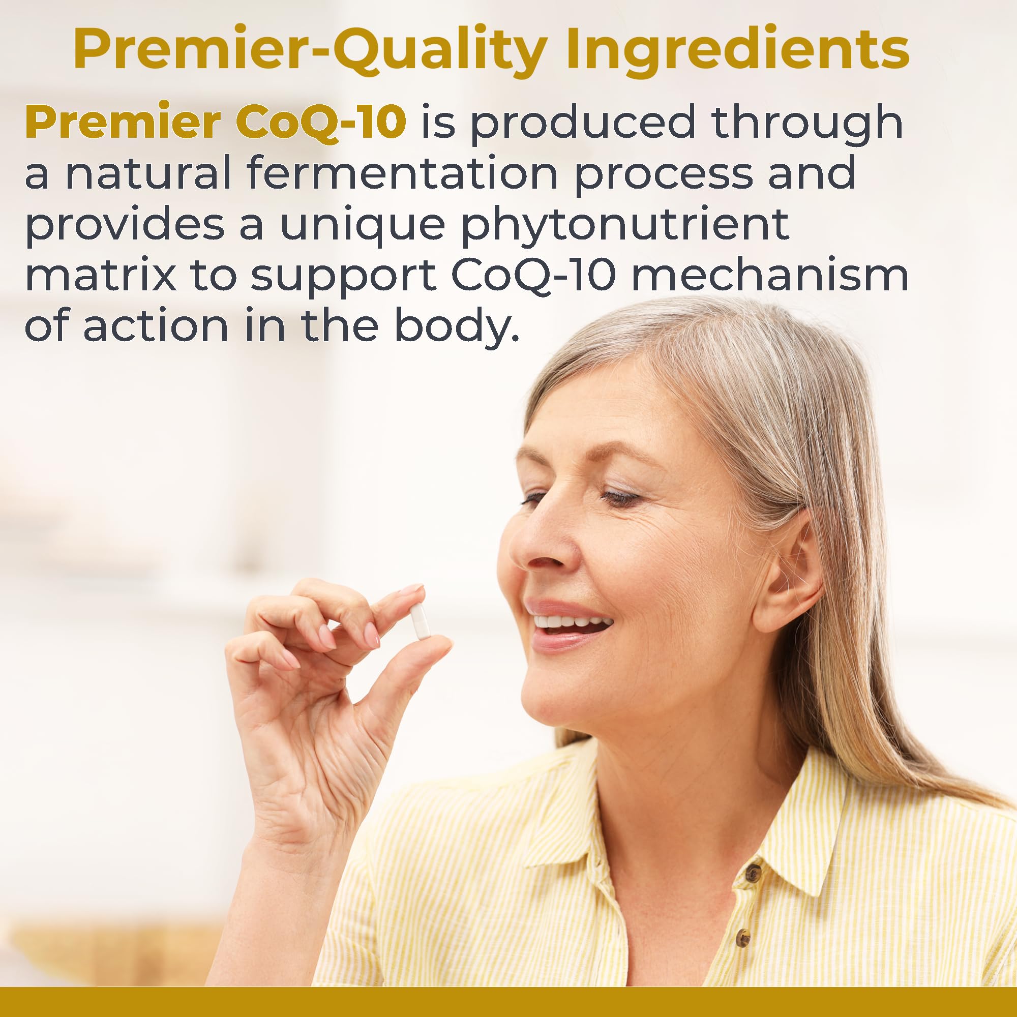 Premier Research Labs CoQ10 - Coenzyme Q10, Co Q 10 Supplement, 100mg Capsules, Ubiquinol Co Enzyme Q-10 with Red Algae & MCT Oil - 60 Vegetarian Capsules - TrustMedUSA