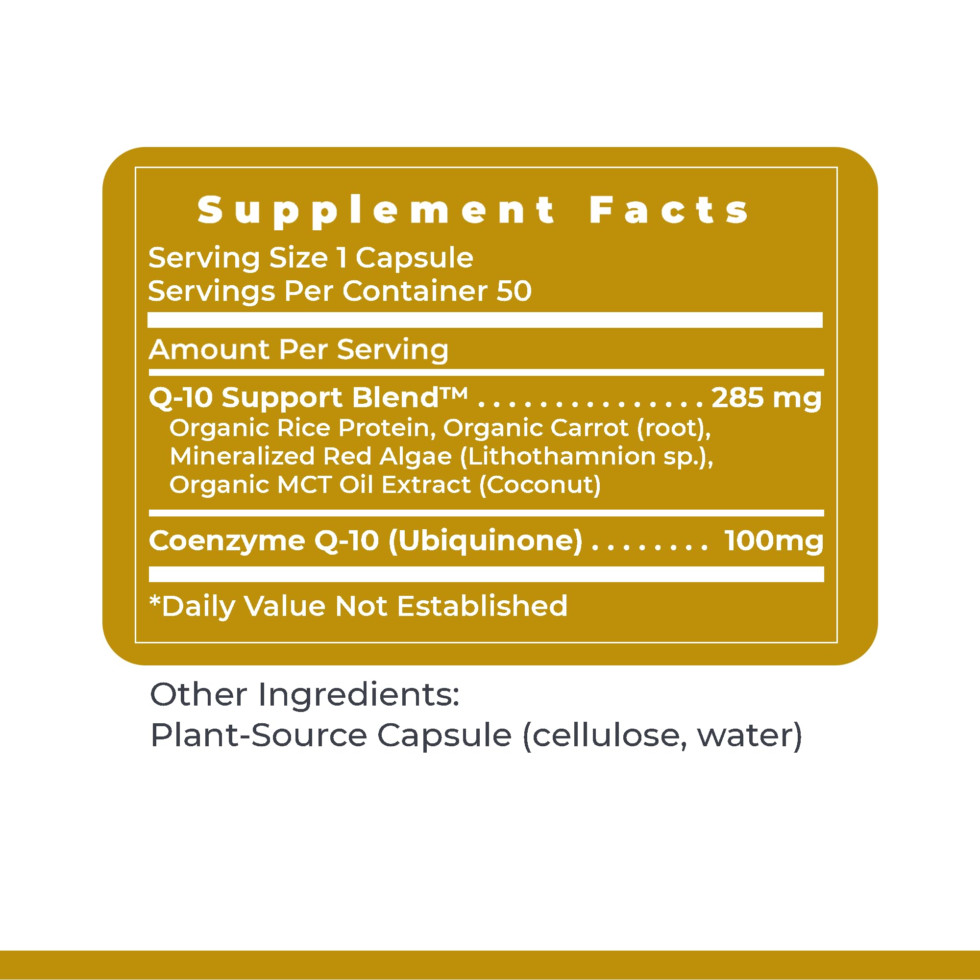 Premier Research Labs CoQ10 - Coenzyme Q10, Co Q 10 Supplement, 100mg Capsules, Ubiquinol Co Enzyme Q-10 with Red Algae & MCT Oil - 60 Vegetarian Capsules - TrustMedUSA