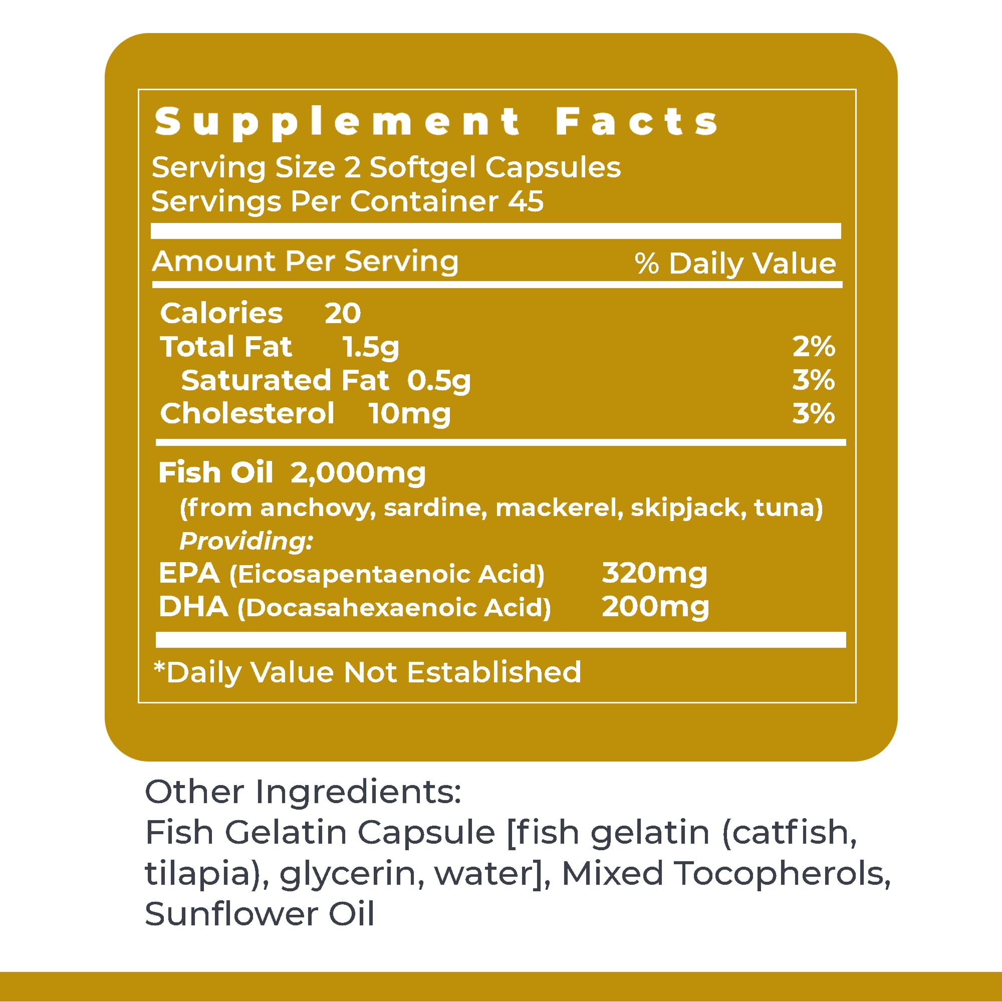 Premier Research Labs EPA DHA Marine Softgels - Omega 3 Fish Oil, EPA DHA Omega 3 Supplement, Fatty Acids for Women & Men, Natural - 90 Softgel Capsules - TrustMedUSA