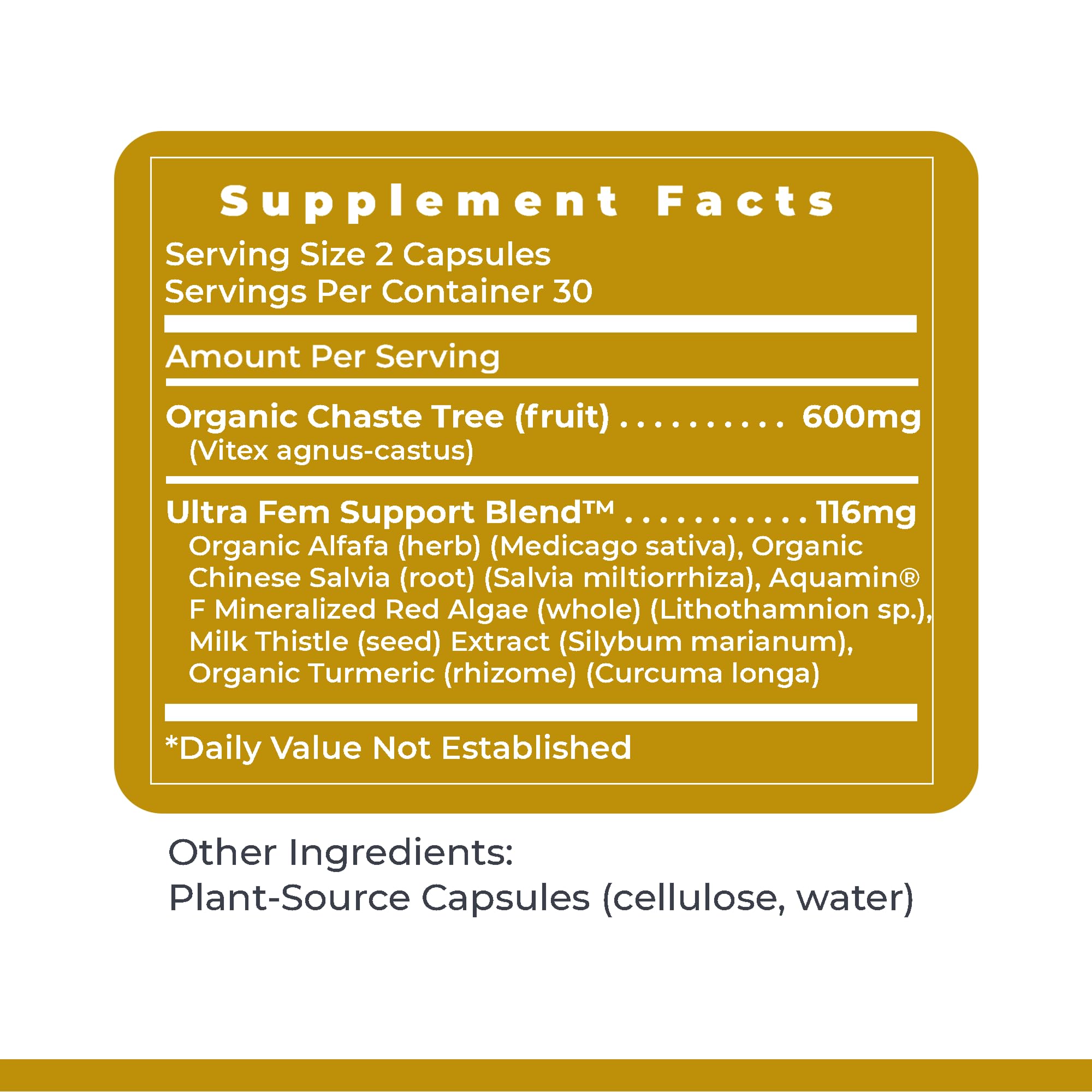 Premier Research Labs Fem Balance FX- Chasteberry Supplement for Women Hormone Balance Support, Chaste Tree Supplement w/Organic Chasteberry Extract, Natural Support for Women- 60 Vegetarian Capsules - TrustMedUSA