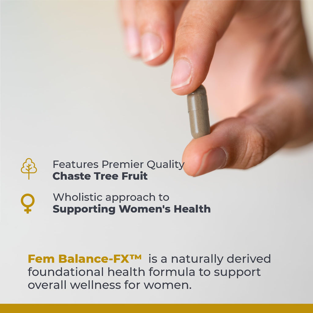 Premier Research Labs Fem Balance FX- Chasteberry Supplement for Women Hormone Balance Support, Chaste Tree Supplement w/Organic Chasteberry Extract, Natural Support for Women- 60 Vegetarian Capsules - TrustMedUSA