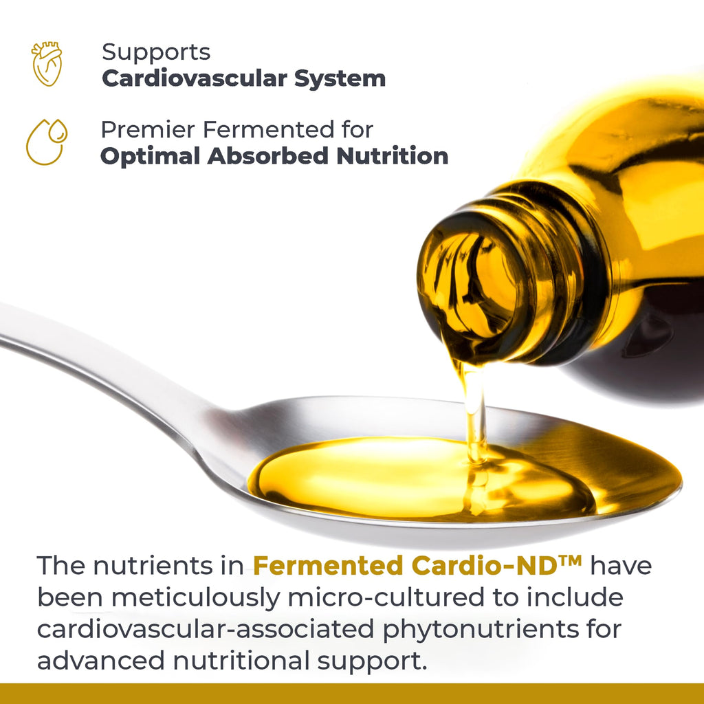 Premier Research Labs Fermented Cardio-ND - Cardio Heart Health, Cardio Support Liquid Fermented in Probiotics for Women, Men, Adults, Supports Heart Health with Hawthorne Berry - 8 fl oz Bottle - TrustMedUSA