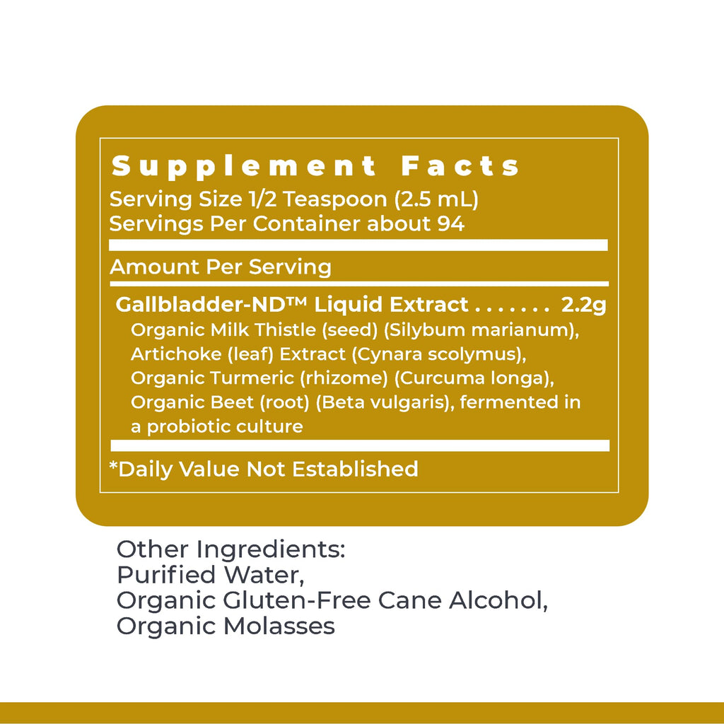 Premier Research Labs Fermented Gallbladder-ND - Gallbladder Cleanse, Milk Thistle and Artichoke Extract, Milk Thistle Liquid Drops, Tincture Supplement with Antioxidants, Turmeric - 8 Fl Oz Bottle - TrustMedUSA