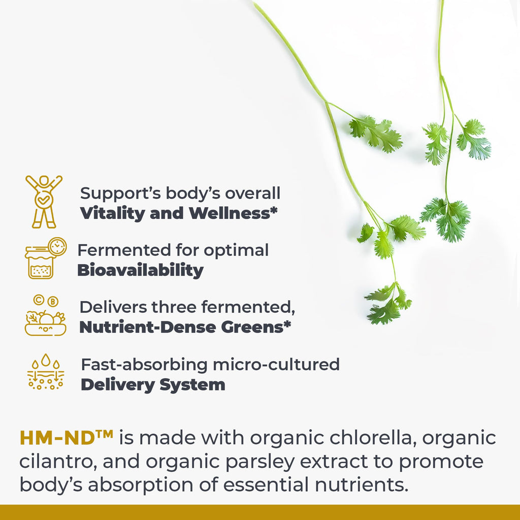 Premier Research Labs Fermented HM-ND - Cilantro, Parsley, and Chlorella Liquid, Full Body Detox and Cleanse for Men and Women, Cilantro Supplement with Organic Herbal Extracts - 8 Fl Oz - TrustMedUSA