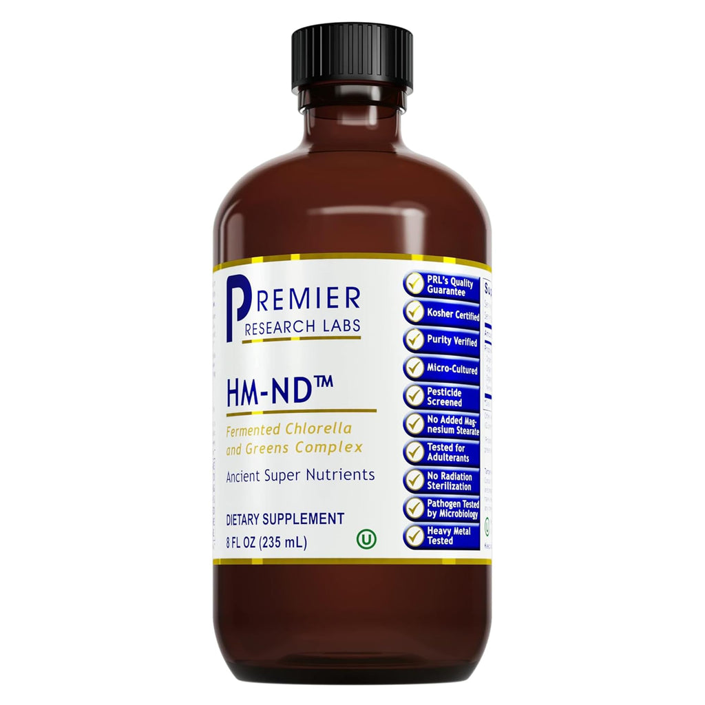 Premier Research Labs Fermented HM-ND - Cilantro, Parsley, and Chlorella Liquid, Full Body Detox and Cleanse for Men and Women, Cilantro Supplement with Organic Herbal Extracts - 8 Fl Oz - TrustMedUSA