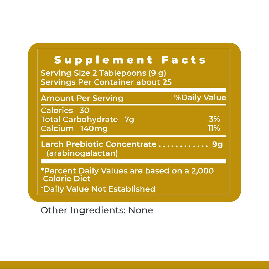 Premier Research Labs Galactan - Larch Arabinogalactan Powder for Men & Women, Prebiotic Fiber Powder for Healthy Gut Microbiome, Larch Tree Extract, Calcium - 8 oz - TrustMedUSA