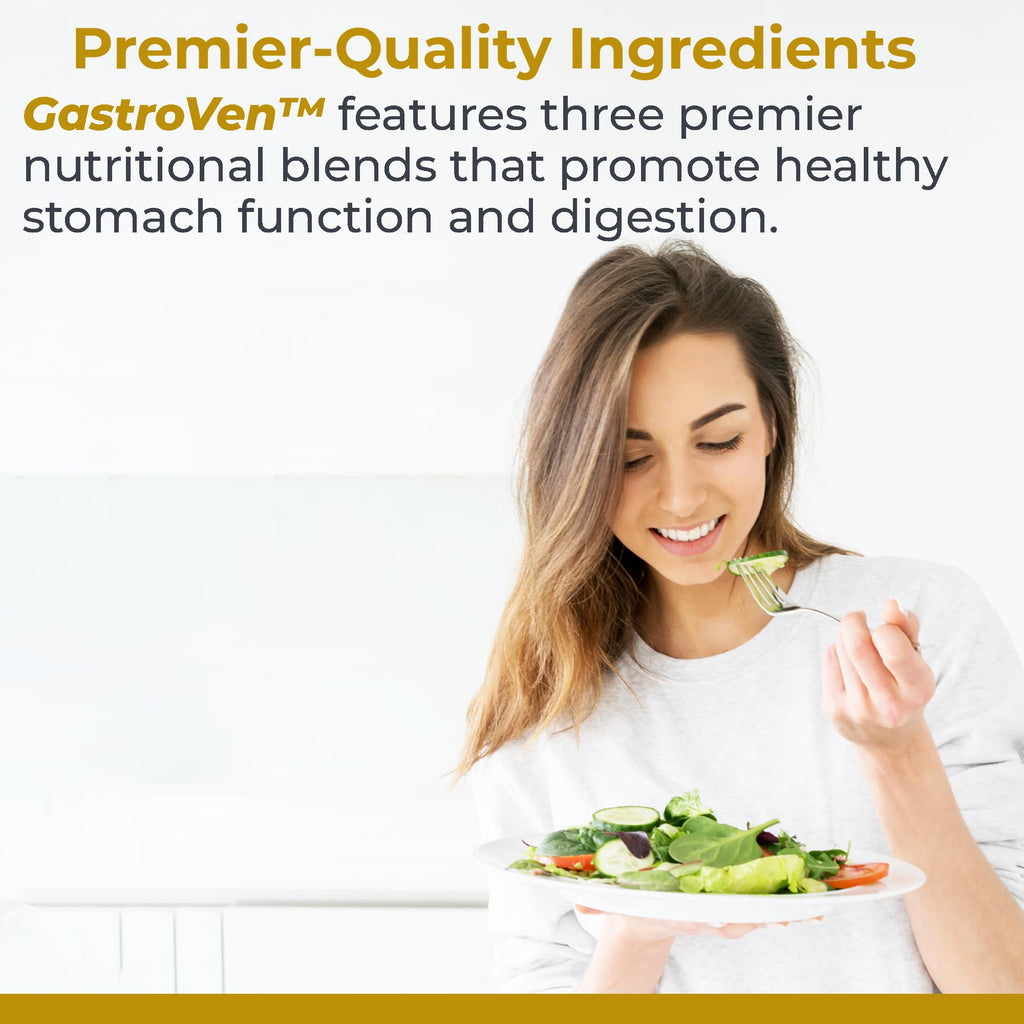 Premier Research Labs GastroVen - Digestive Enzymes for Women & Men, Digestive Health Supplement, Supports Healthy Gut Microbiome w/Bromelain, Ginger - 60 Capsules - TrustMedUSA