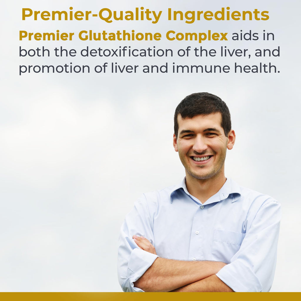 Premier Research Labs Glutathione Complex - Liver & Immune Support Supplement - Glutathione Pill for Natural Liver Cleanse - 60 Vegetarian Capsules - TrustMedUSA