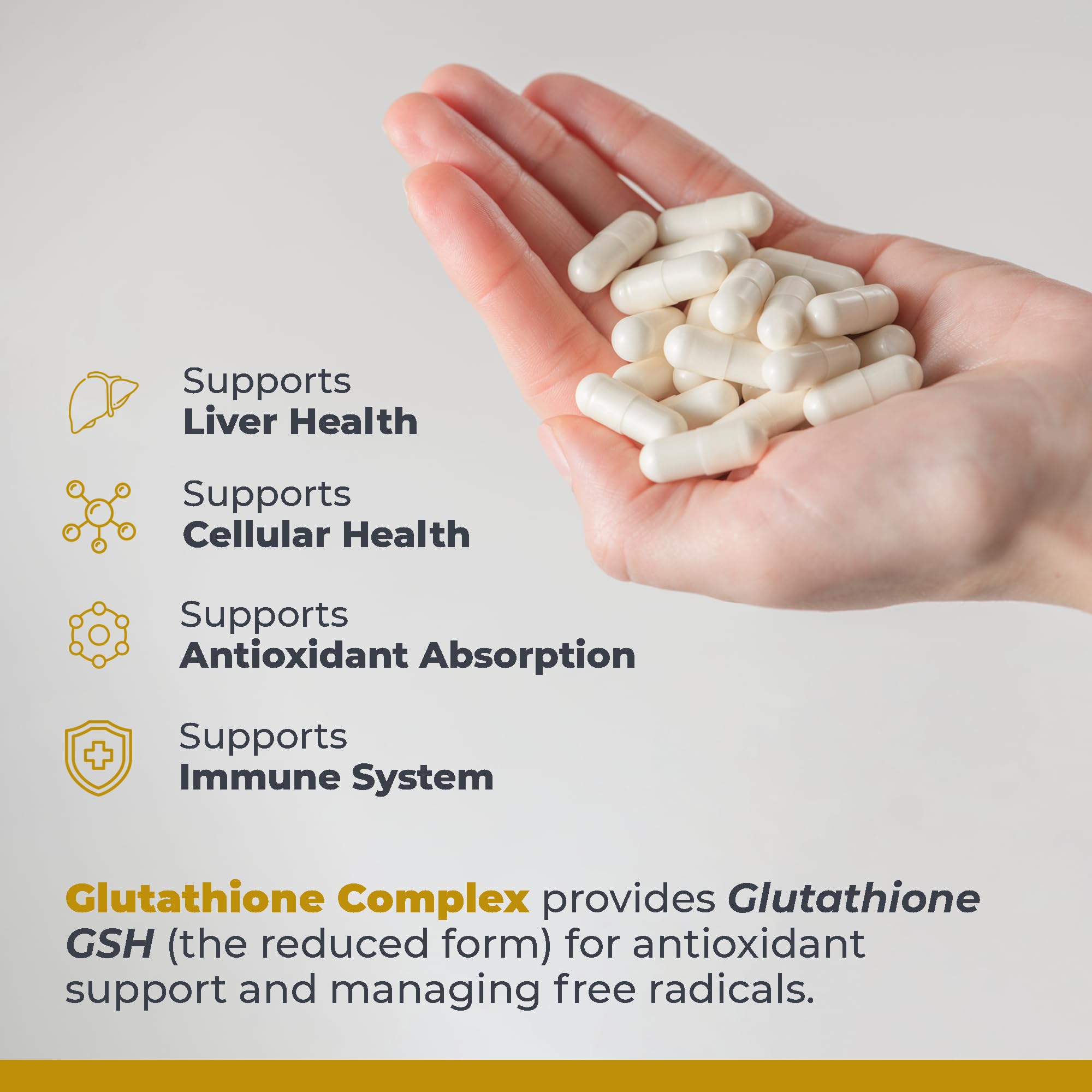Premier Research Labs Glutathione Complex - Liver & Immune Support Supplement - Glutathione Pill for Natural Liver Cleanse - 60 Vegetarian Capsules - TrustMedUSA