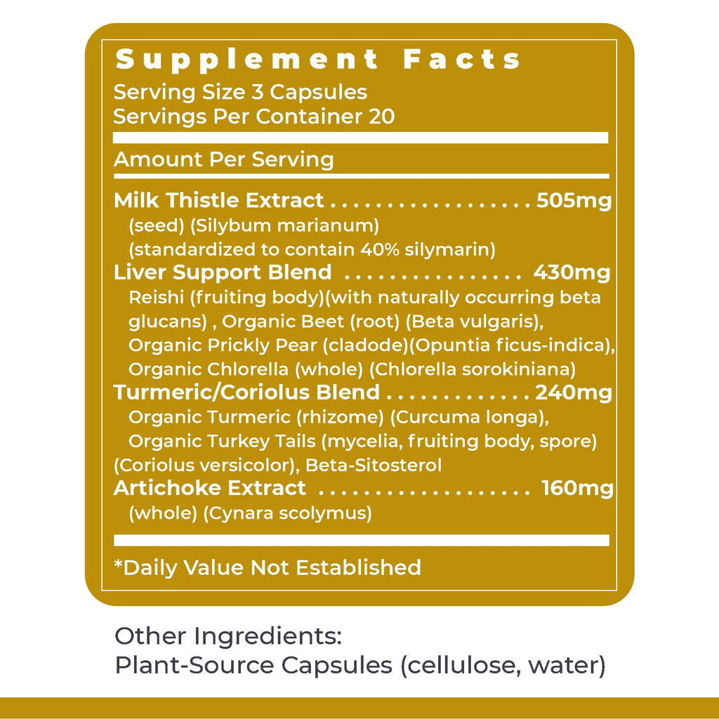 Premier Research Labs HepatoVen - Milk Thistle Liver Support, Liver Cleanse & Maintain, Liver Pills, Liver Vitamins for Women & Men with Artichoke Extract - 60 Vegetarian Capsules - TrustMedUSA