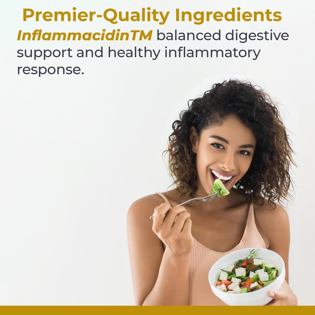 Premier Research Labs Inflammacidin - Digestive Enzymes, Papain from Papaya, and Bromelain Enzymes for Digestion, Plant Enzymes for Women & Men, Vegan Friendly - 90 Vegetarian Capsules - TrustMedUSA