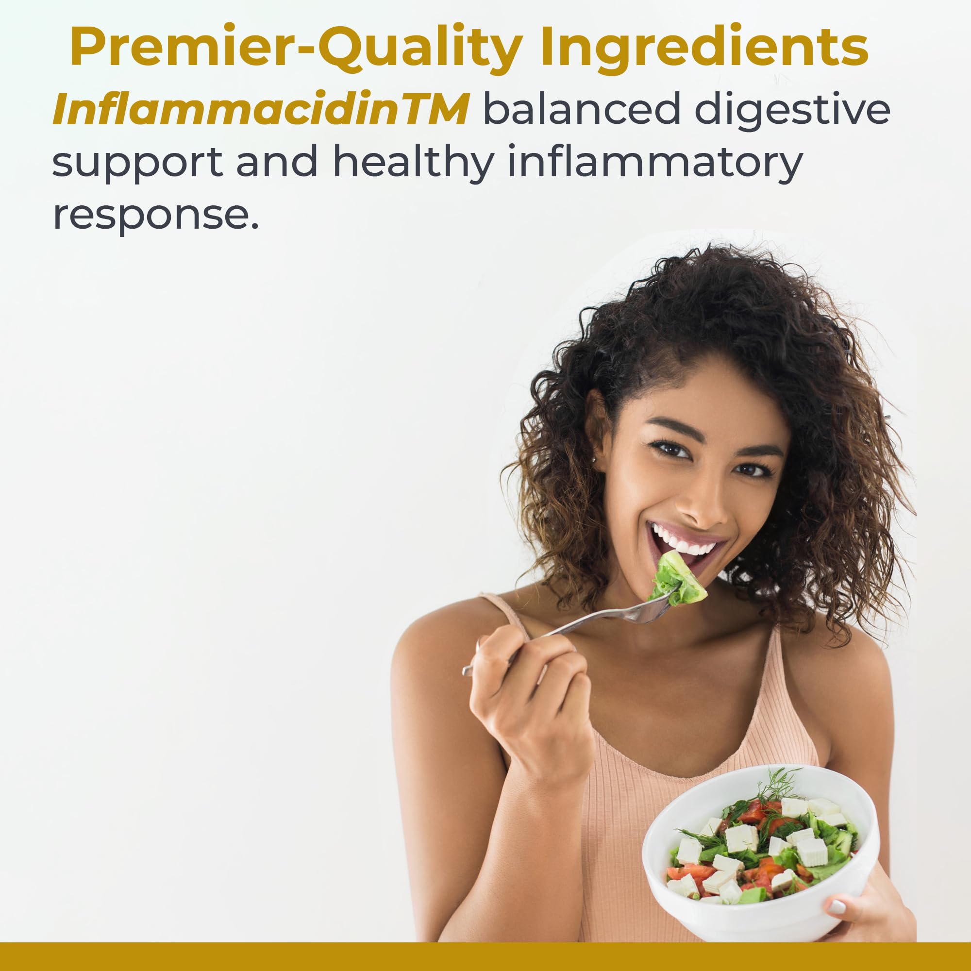 Premier Research Labs Inflammacidin - Digestive Enzymes, Papain from Papaya, and Bromelain Enzymes for Digestion, Plant Enzymes for Women & Men, Vegan Friendly - 90 Vegetarian Capsules - TrustMedUSA