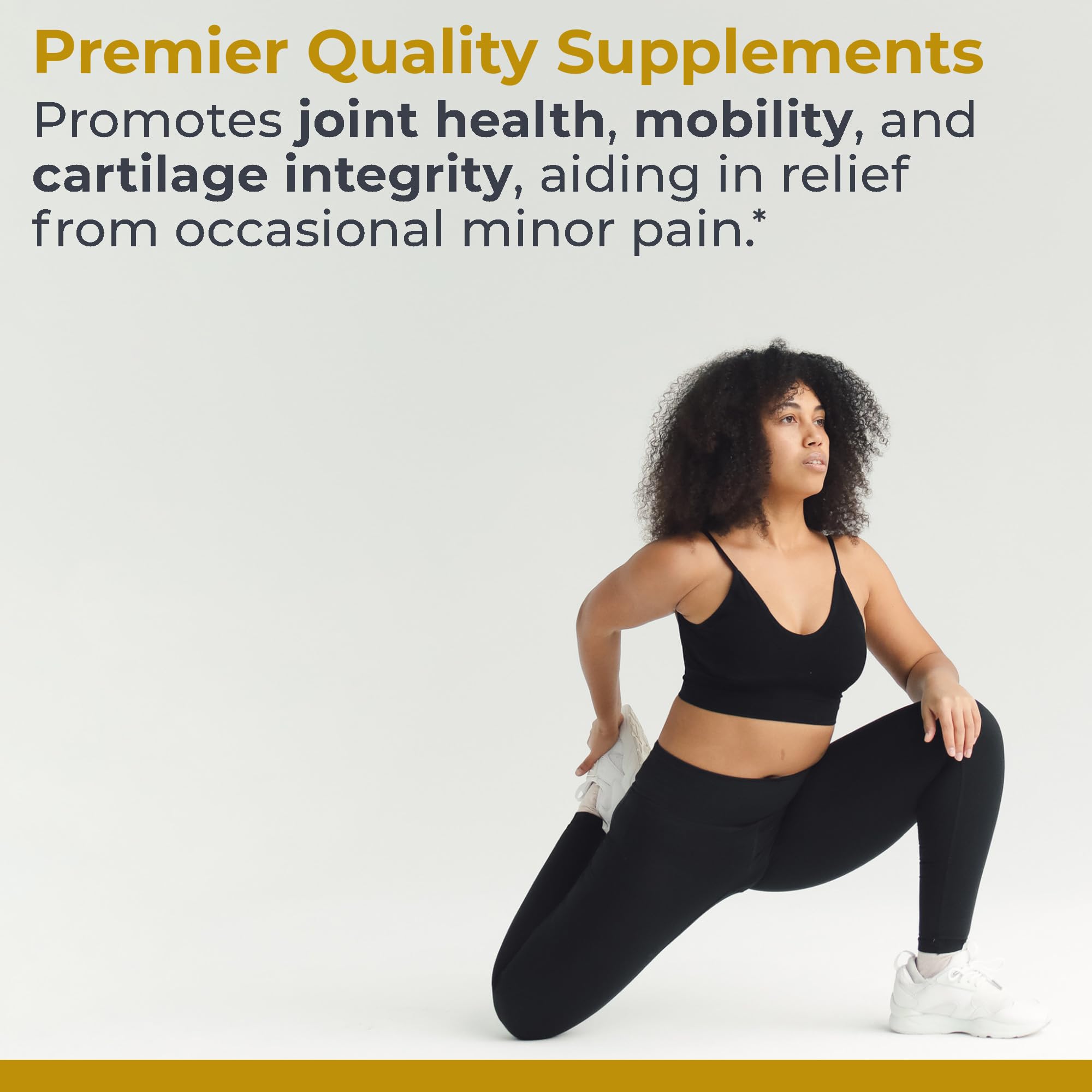 Premier Research Labs Joint & Disc Support Supplement - for Men & Women, Glucosamine, Joint Mobility and Muscle Health, Cartilage Repair, Gluten Free, Plant-Sourced - 90 Capsules - TrustMedUSA