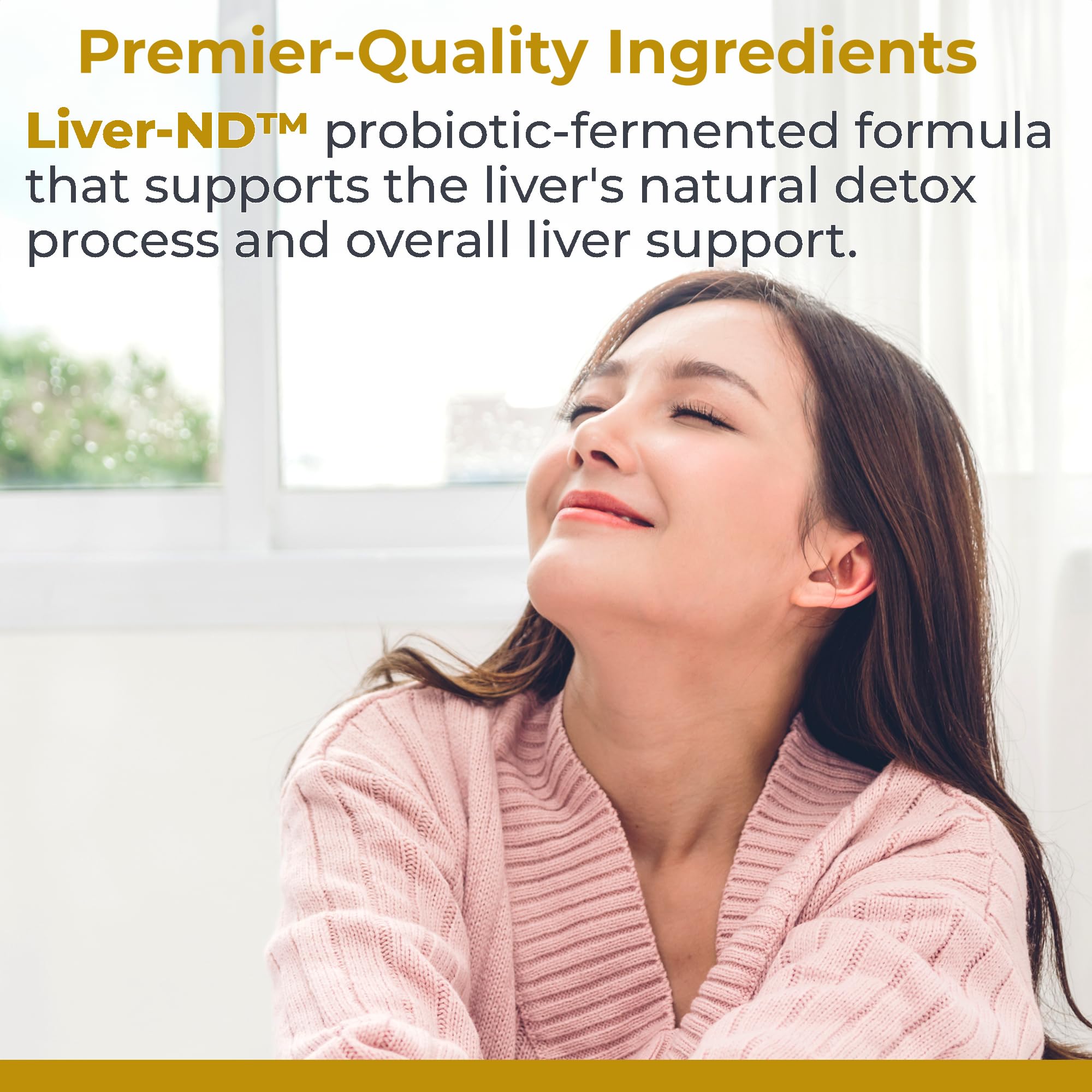 Premier Research Labs Liver-ND - Liver Cleanse, Milk Thistle Extract, Milk Thistle Liquid Drops, Tincture Supplement Fermented with Probiotics, with Antioxidants, Turmeric, 8 Fl Oz Bottle - TrustMedUSA