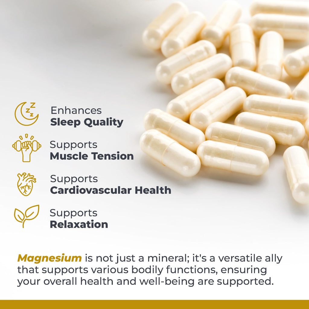 Premier Research Labs Magnesium Glycinate Supplement - Pure Magnesium, High Absorption, Supports Sleep Quality, Chelated, Vegan, Third Party Tested, Premier Energy Support - 90 Capsules - TrustMedUSA