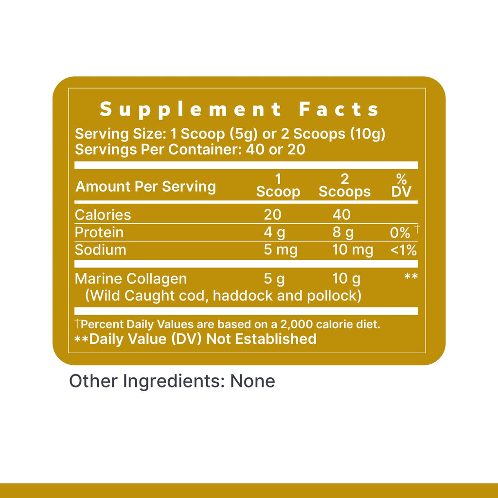 Premier Research Labs Marine Collagen - Marine Collagen Peptides, Hydrolyzed Marine Collagen Powder, Fish Collagen for Women and Men, 5g Collagen Per Serving for Skin, Joint, and Gut Health - 7 Oz - TrustMedUSA